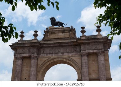 Leon Guanajuato, Mexico - July 13, 2019: Archway.