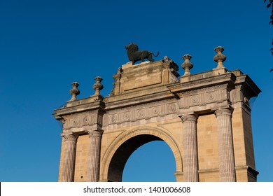 Leon Guanajuato, Mexico - May 11, 2019: Archway