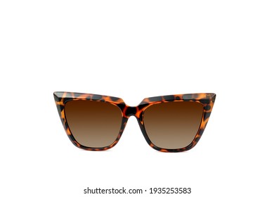 Accessoires Zonnebrillen & Eyewear Brillenkokers Leopard Eyeglass Case with orange trim 