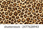 Leopard Fur Animal Texture Background Wool Creative Concept Design Copy Space Nature Art Banner Flyer Poster Close Up Illustration Modern 