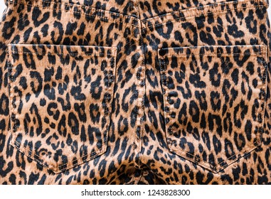 leopard skin pants