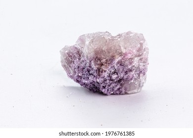 Lepidolite Ore Is A Lilac Or Pink-violet Mineral, Being A Secondary Source Of Lithium, Used In Batteries