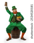 Leprechaun elf symbol of St. Patrick