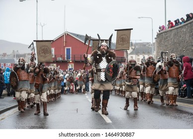 Lerwick/ Scotland-01/11/2019 Photo From Up Helly Aa Festivals In Scotland