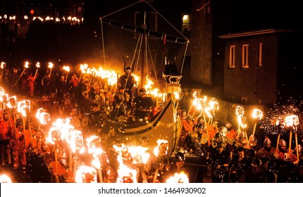 Lerwick/ Scotland-01/11/2019 Photo From Up Helly Aa Festivals In Scotland