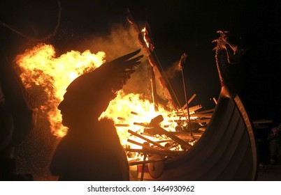 Lerwick/ Scotland-01/11/2019 Photo From Up Helly Aa Festivals In Scotland