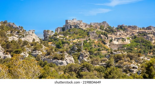 Les Baux De Provence Village Panoramic View In France