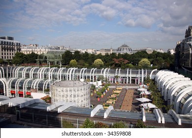Les Halles garden in Paris