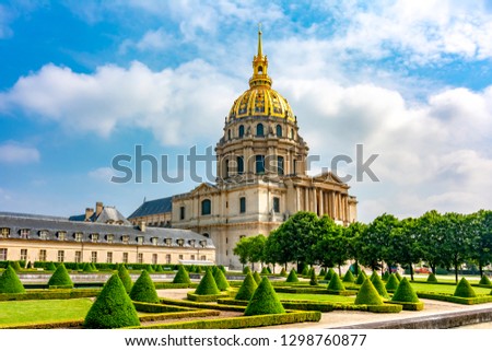Les Invalides (National Residence of the Invalids) in Paris, France