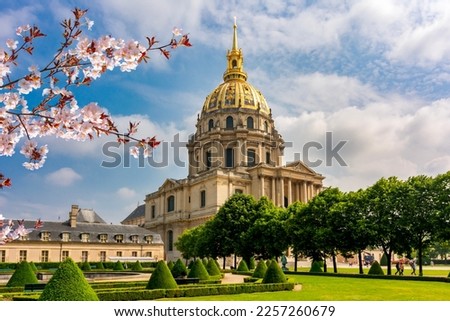 Les Invalides (National Residence of the Invalids) in spring, Paris, France