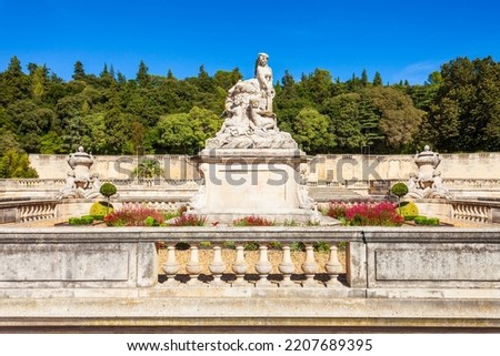 Les Jardins de la Fontaine is a public park located in Nimes city in southern France