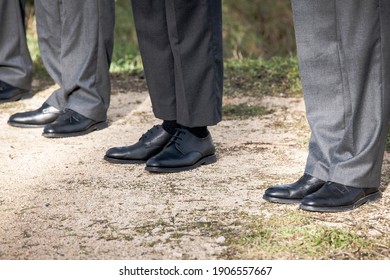 Les Milles, France - 01 27 2021: Students From The Aix-en-Provence Military High School Take Part In The Holocaust Remembrance Ceremony At Camps Des Milles 