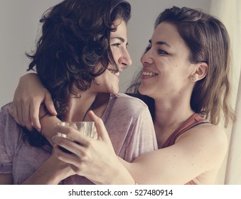 Lesbian Shower Together