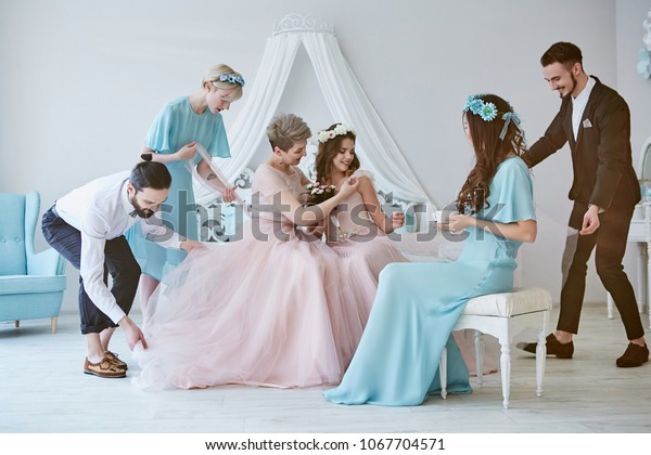 Lesbian Wedding Two Attractive Brides Light Stock Photo Edit Now