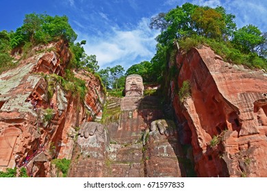 Leshan Giant Buddha. Sichuan Province, China