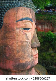 Leshan, Sichuan, China - 5 17 2016: China's Leshan Giant Sitting Buddha Is The Grandest Statue I've Ever Laid Eyes Upon. What Do You Think? Have You Seen Any Bigger And Better Looking?