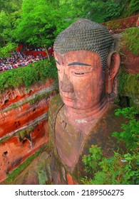 Leshan, Sichuan, China - 5 17 2016: China's Leshan Giant Sitting Buddha Is The Grandest Statue I've Ever Laid Eyes Upon. What Do You Think? Have You Seen Any Bigger And Better Looking?