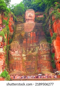 Leshan, Sichuan, China - 5 17 2016: China's Leshan Giant Sitting Buddha Is The Grandest Statue I've Ever Laid Eyes Upon. What Do You Think? Have You Seen Any Bigger And Better Looking?