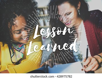 Lesson Learned Educate Learn Knowledge Education Learning Concept