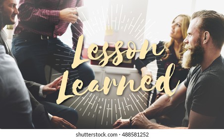 Lesson Learned Educate Learn Knowledge Education Learning Concept