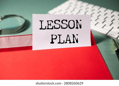 Lesson Plan. Word on a sheet 
