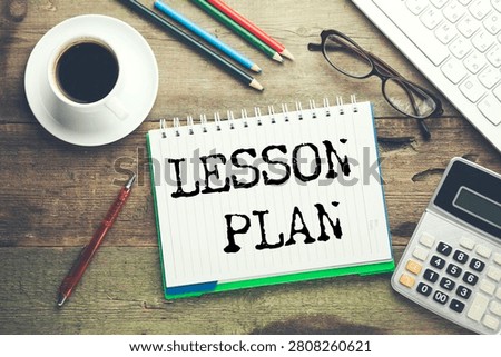 Lesson Plan. Word on a sheet 