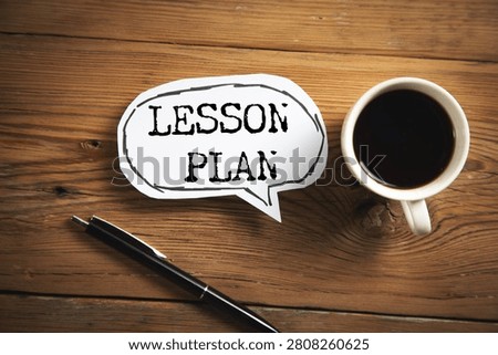 Lesson Plan. Word on a sheet 
