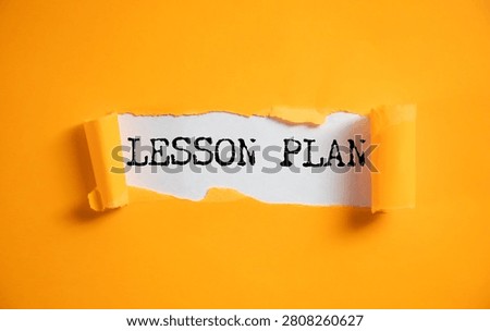 Lesson Plan. Word on a sheet 