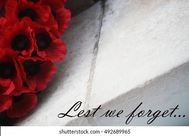 Lest we forget