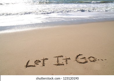 Let It Go, A Message In The Sand