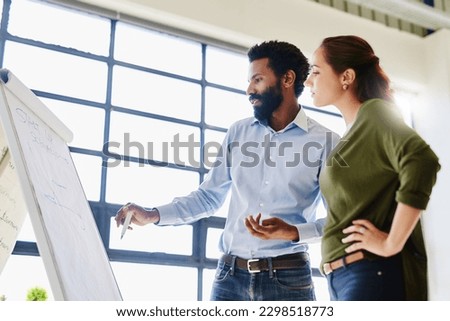Let me explain the scenario again...two businesspeople brainstorming together in an office.