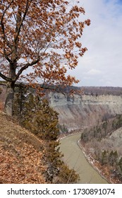 Letchworth State Park In Upstate New York In Winter