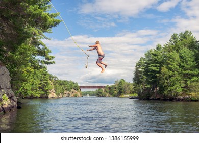 Leting Go Of The Rope Swing