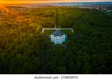 Letohradek Hvezda (Star Villa) is a Renaissance villa situated in a game reserve of the same name in Liboc, Prague 7 km west of Prague city centre. The surrounding game reserve was founded 1530. - Shutterstock ID 1730950975