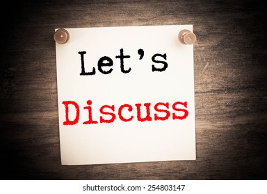 1,313 Let S Discuss Images, Stock Photos & Vectors | Shutterstock