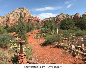 Let's Hike! The Beginning Of A Beautiful View In Sedona, Arizona. 