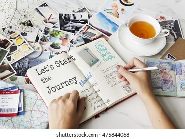 Let's Start The Journey Travel Concept  - Shutterstock ID 475844068