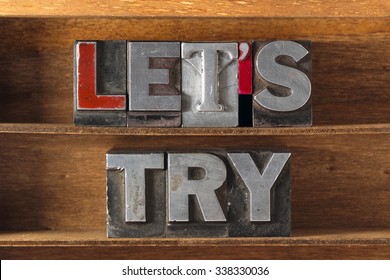 1,387 Lets Try Images, Stock Photos & Vectors | Shutterstock