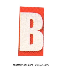 Letter B Magazine Cut Out Font Stock Photo 2156710079 | Shutterstock