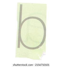 Letter B Magazine Cut Out Font Stock Photo 2156710101 | Shutterstock