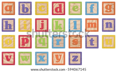 Letter Blocks (lowercase)