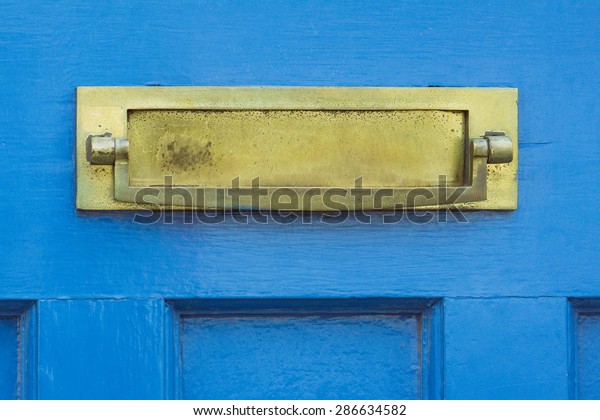 Letter Box Door Knocker Conceptual Closeup Stock Photo Edit Now