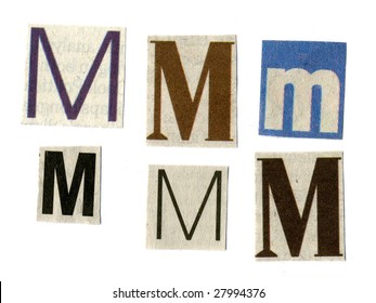 picture of letter m
