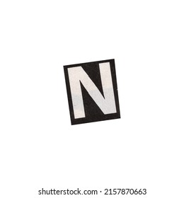 Letter N Magazine Cut Out Font Stock Photo 2157870663 | Shutterstock