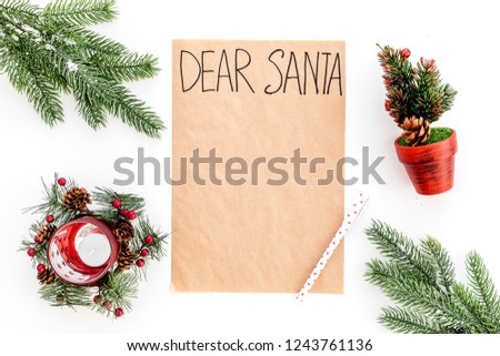 letter santa claus template mockup on stock photo edit now santa claus craft template