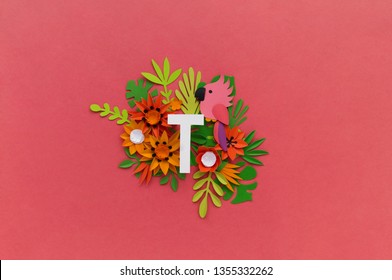 Flower Letter T Images Stock Photos Vectors Shutterstock