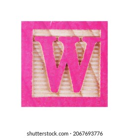 Letter W Childs Wood Block On Stock Photo 2067693776 | Shutterstock