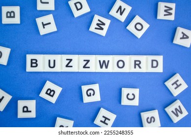 letters of the alphabet with the word Buzzword. keyword concept - Shutterstock ID 2255248355