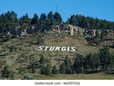 Letters On The Hill At Sturgis, South Dakota