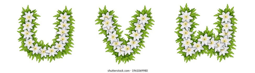 Letter V Made Of Flowers High Res Stock Images Shutterstock